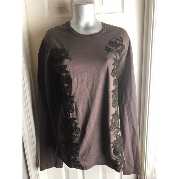 Vintage Dulce de Leche NWT- Size 2XL XXL - FLORAL HAND EMBROIDERED -100% COTTON - Picture 2 of 11